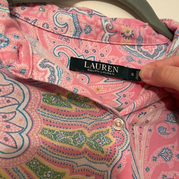 Women's Ralph Lauren Button-Up Sleep Dress - Picture 3 of 9